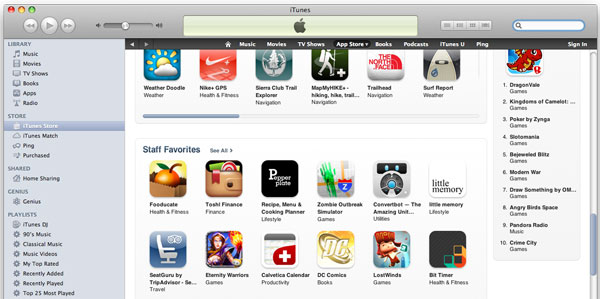 iZOS featured in Apple Staff Favorites!